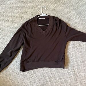 La relaxed Softie Sweatshirt - M / Carob